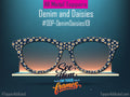 Denim & Daisies | Magnetic Glasses Topper | All Metal Topper for Pair Eyewear | 8 Fade and Split Options to any color