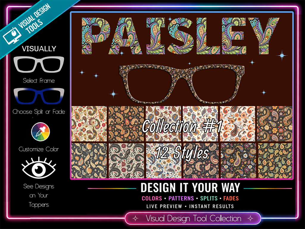 Paisley Patterns Collection 1 - w/Visual Design Tools