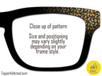 Paisley in the Corners Magnetic Toppers Compatible with Pair Eyewear - All Frames Available - Classic Style Metal topper