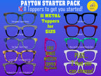 Payton Pair Eyewear Compatible - Top Frames Compatible with Pair Eyewear - 11 Topper Collection - bundle priced - Payton