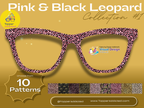 Pink and Black Leopard Prints #1 w/Visual Design Tools
