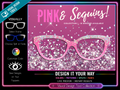 Pink & Sequin Print - w/Visual Design Tools