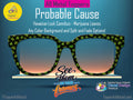 Probable Cause - Cannabis Plant Patterned all Metal Topper compatible with Pair Eyewear