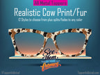 Cow Print/Cow Fur Collection #2 | Pair Eyewear Compatible | w/Visual Design Tools
