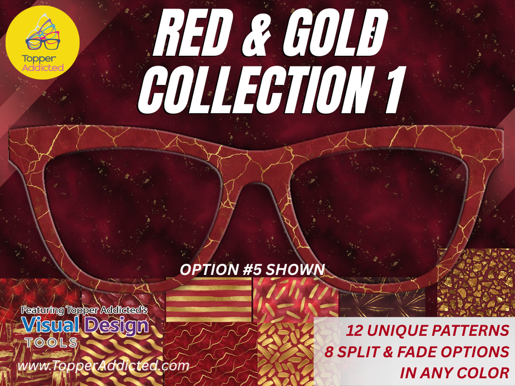 Red and Gold Collection 1 w/ Visual Design Tools