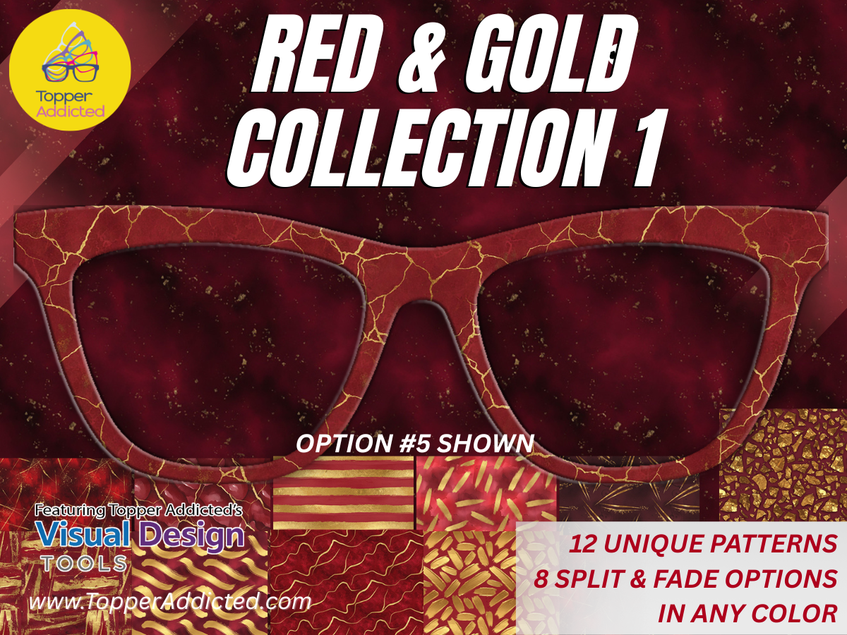 Red and Gold Collection 1 w/ Visual Design Tools