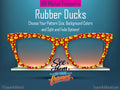 Rubber Duck Patterned all Metal Topper compatible with Pair Eyewear