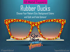 Rubber Duck Patterned all Metal Topper compatible with Pair Eyewear