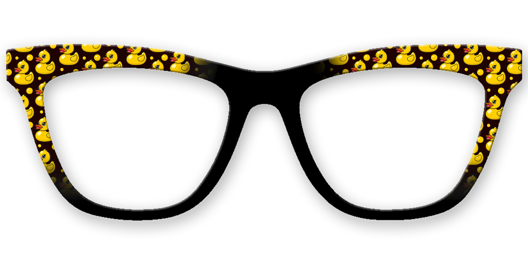 Rubber Duck Patterned all Metal Topper compatible with Pair Eyewear