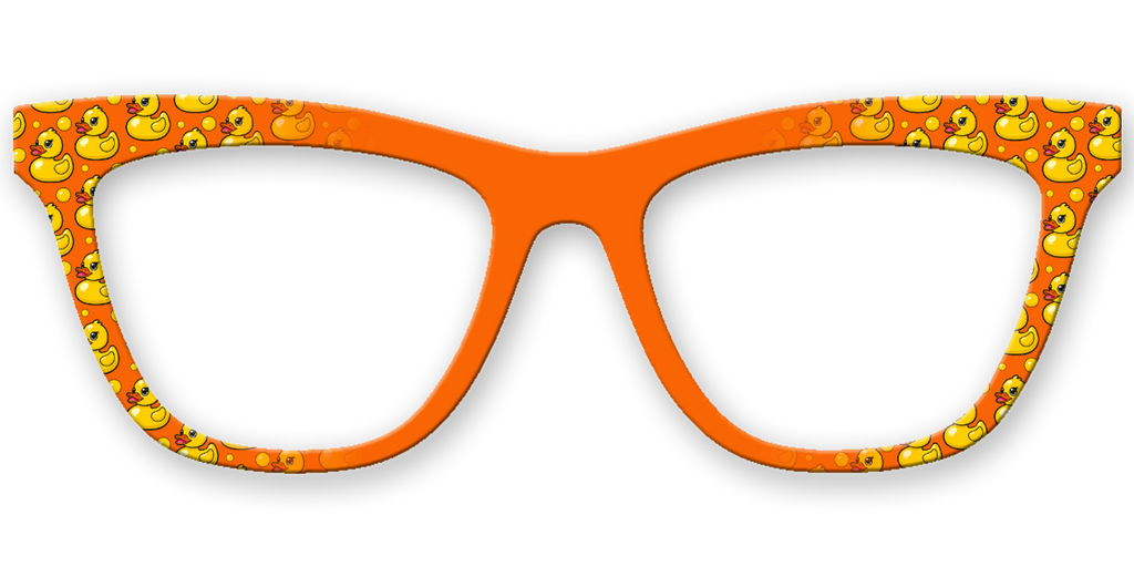 Rubber Duck Patterned all Metal Topper compatible with Pair Eyewear