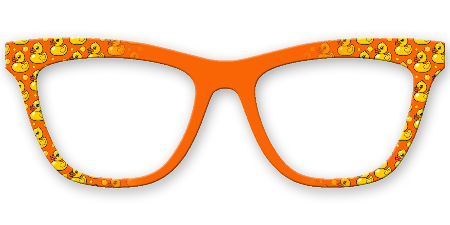 Rubber Duck Patterned all Metal Topper compatible with Pair Eyewear