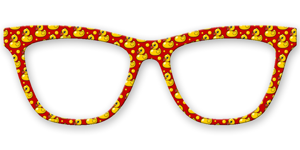 Rubber Duck Patterned all Metal Topper compatible with Pair Eyewear