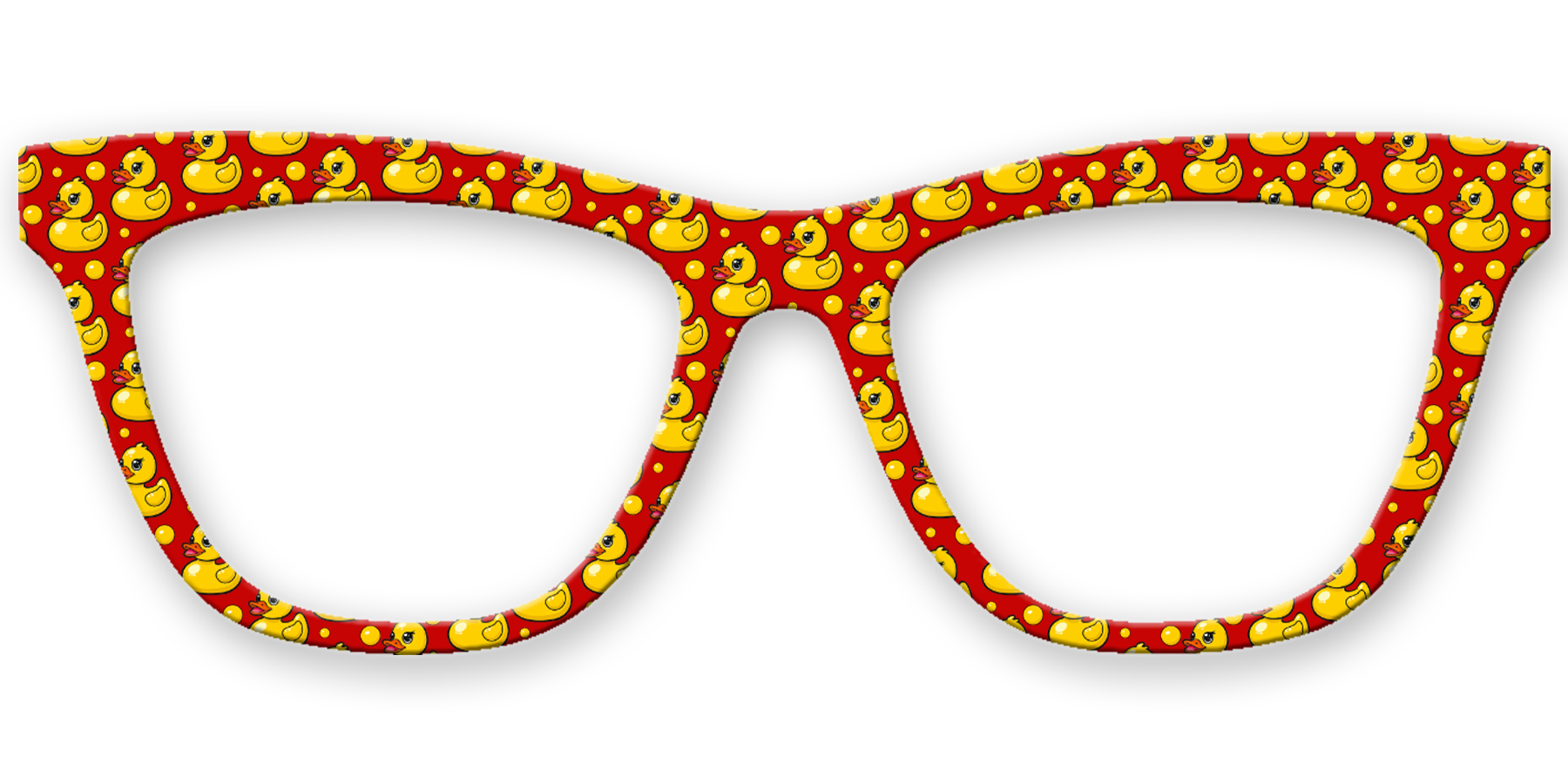 Rubber Duck Patterned all Metal Topper compatible with Pair Eyewear