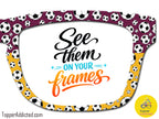 Make Your Own Custom Soccer Team Color Toppers | Pair Eyewear Compatible | w/Visual Design Tools