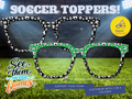 Make Your Own Custom Soccer Team Color Toppers | Pair Eyewear Compatible | w/Visual Design Tools