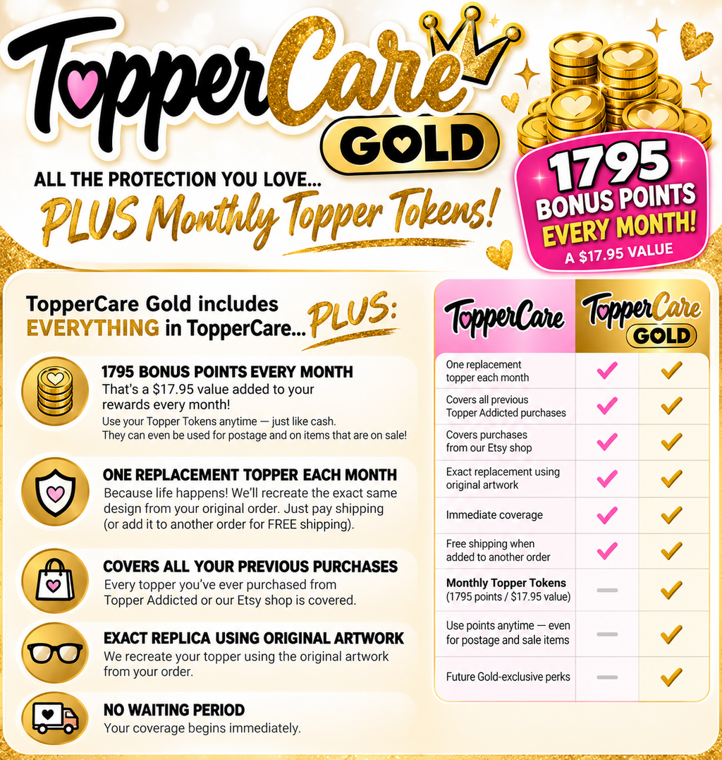 TopperCare Gold - Replacement Options Plus 1795 points a month!