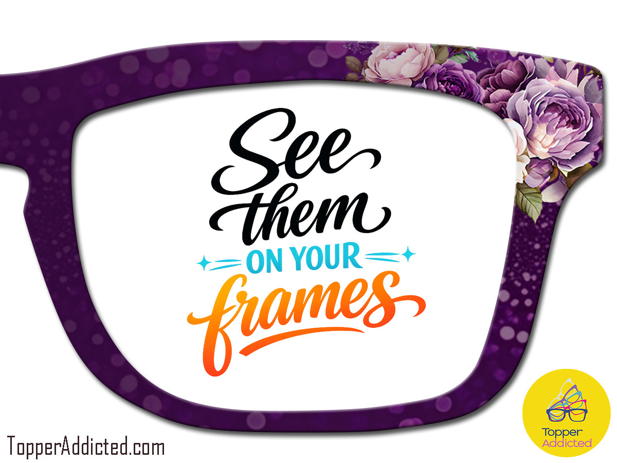 Twilight Bloom - Metal Toppers - Compatible with Pair Eyewear