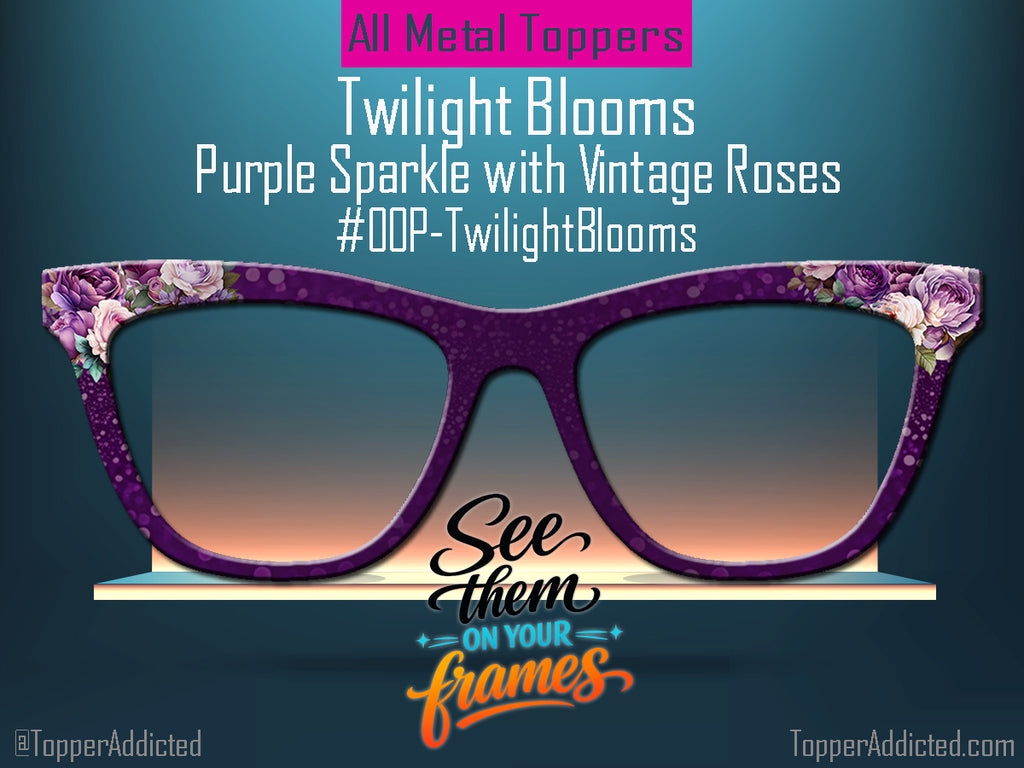Twilight Bloom - Metal Toppers - Compatible with Pair Eyewear