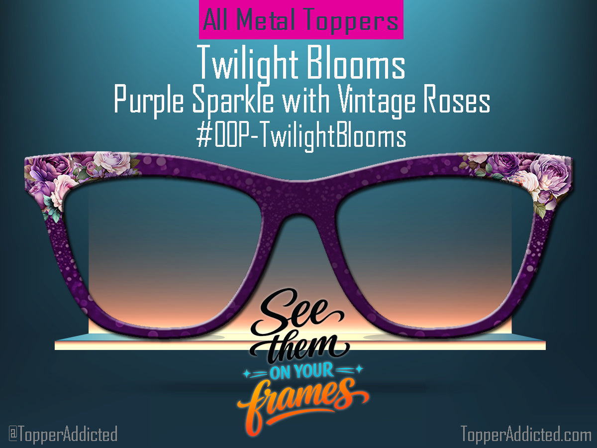 Twilight Bloom - Metal Toppers - Compatible with Pair Eyewear