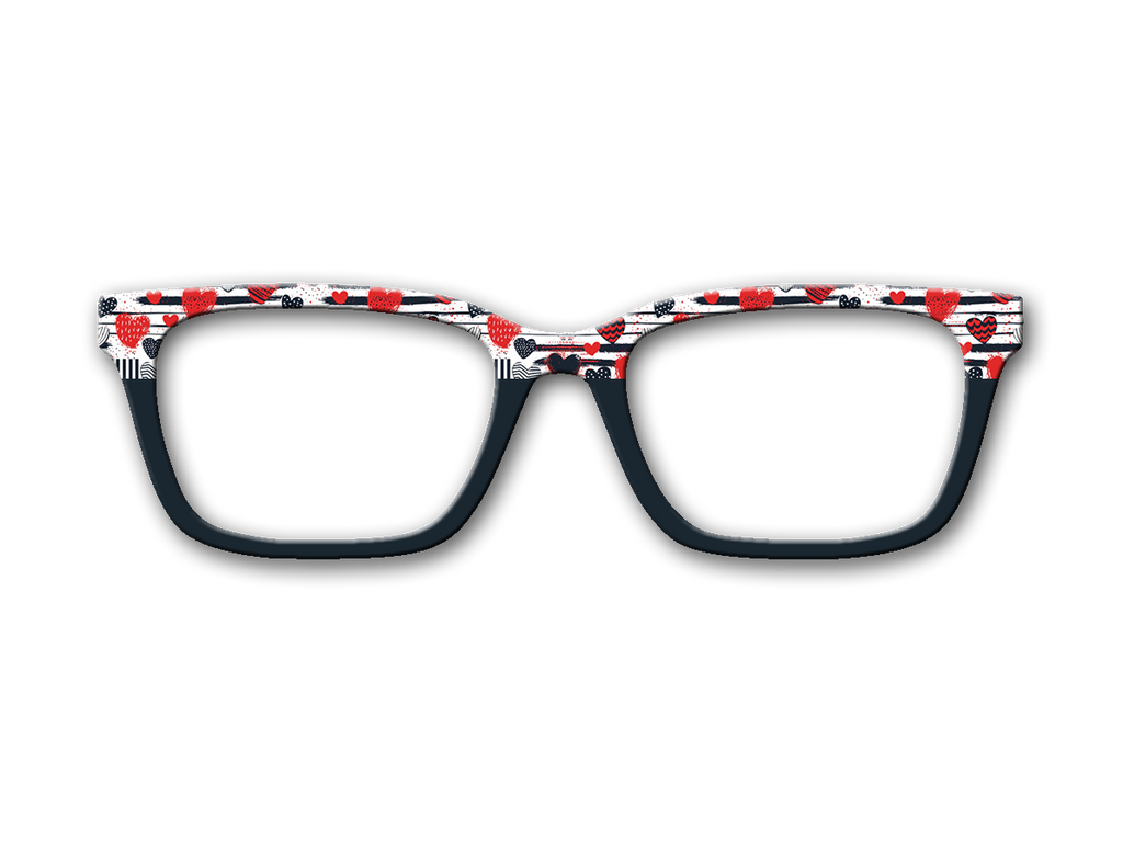 Valentines Day Red and Black Collection with Visual Design Tools