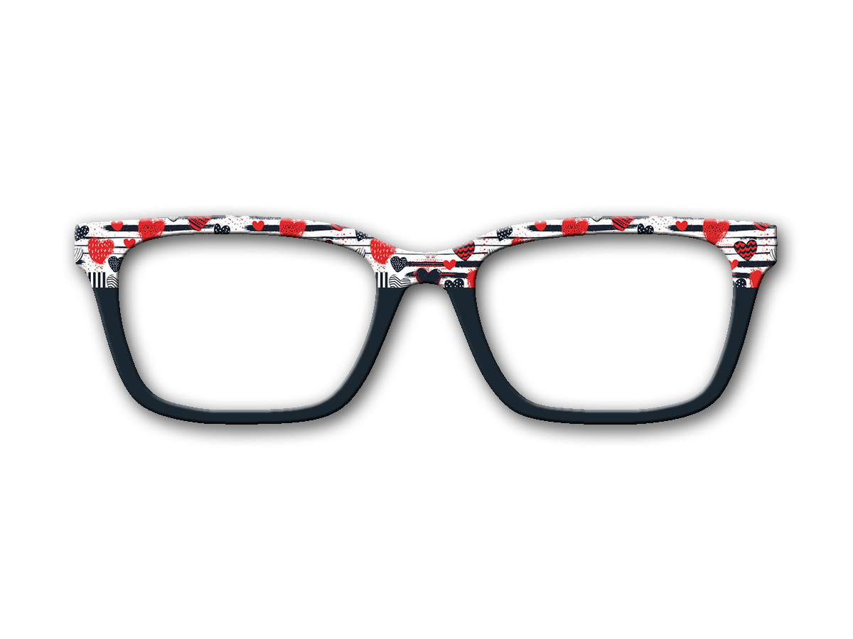 Valentines Day Red and Black Collection with Visual Design Tools