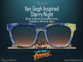Van Gogh Starry Night Inspired - Metal Toppers - Compatible with Pair Eyewear
