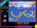 Make Your Own Custom Volleyball Team Color Toppers | Pair Eyewear Compatible | w/Visual Design Tools