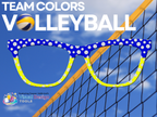 Make Your Own Custom Volleyball Team Color Toppers | Pair Eyewear Compatible | w/Visual Design Tools