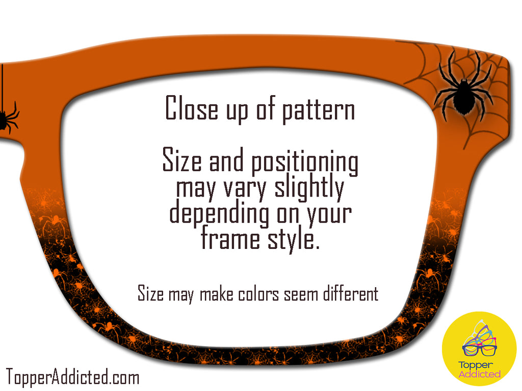 Wicked Little Webs - Halloween Spider and Web Toppers Compatible With Pair Eyewear