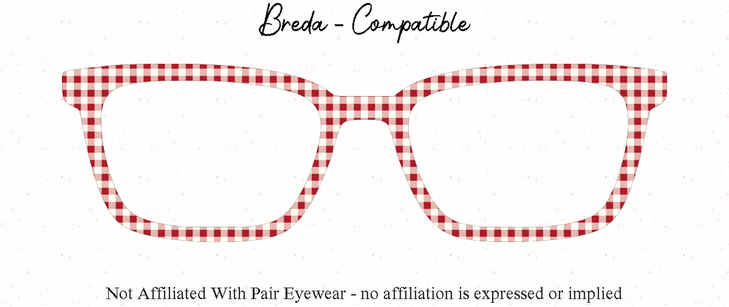 Gingham Collection #1 | Customizable Toppers for Pair Eyewear | w/Visual Design Tools