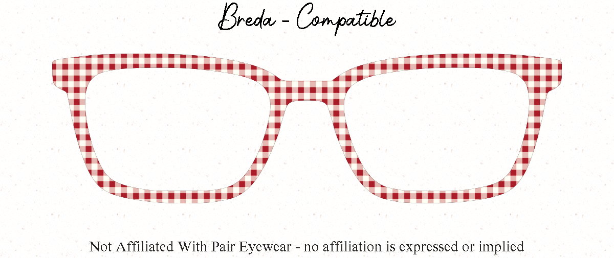 Gingham Collection #1 | Customizable Toppers for Pair Eyewear | w/Visual Design Tools