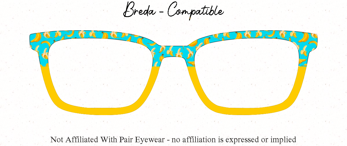 Go Bananas - Fun and Funky Toppers for Pair Eyewear | Pair Eyewear Compatible | w/Visual Design Tools