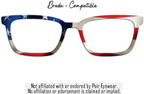 American Flag - Metal Toppers - Compatible with Pair Eyewear