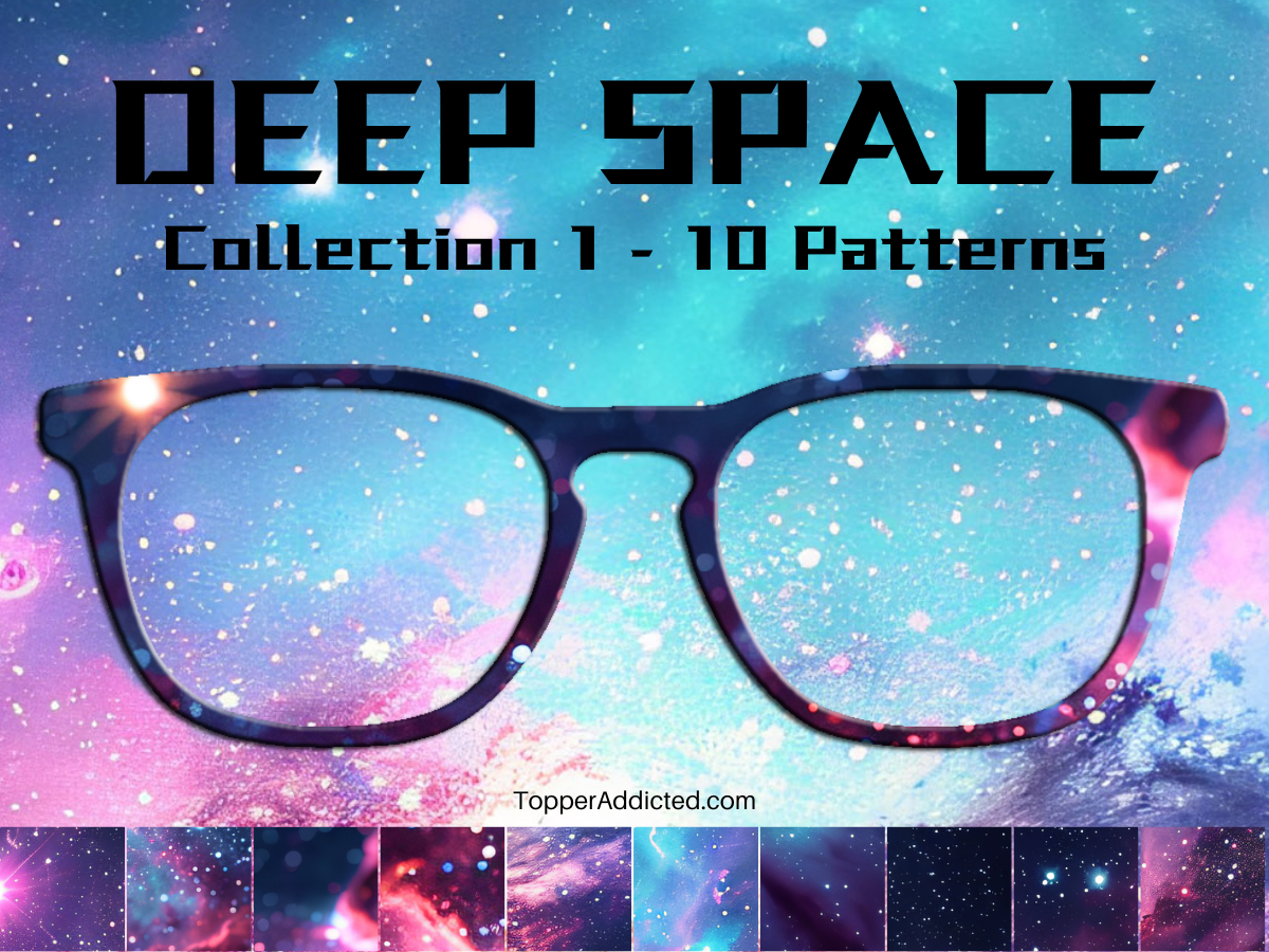 Deep Space Collection #1  | Pair Eyewear Compatible | Visual Design Tool Customizer