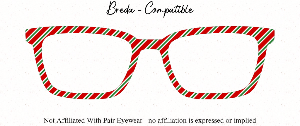 Candy Cane Designs #1 | Pair Eyewear Compatible | w/ Visual Design Tools