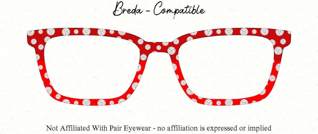 Make Your Own Custom Volleyball Team Color Toppers | Pair Eyewear Compatible | w/Visual Design Tools