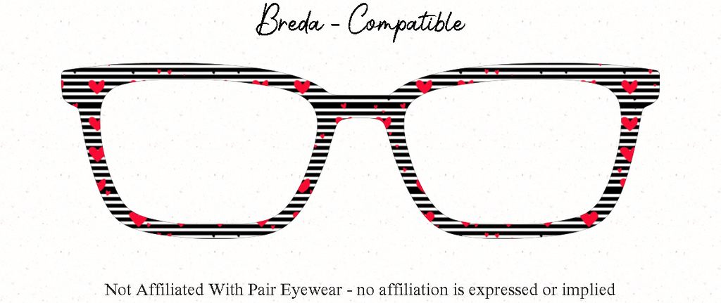 Valentines Day Red and Black Collection with Visual Design Tools