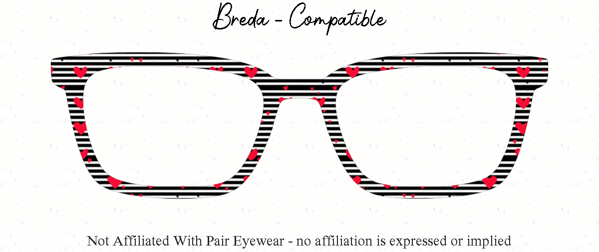 Valentines Day Red and Black Collection with Visual Design Tools