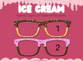 Ice Cream Sundae Themed toppers compatible with all Pair Eyewear styles