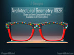 Pair Compatible Magnetic Topper Architectural Geometry Designs and Split Fade Options from TopperAddicted.