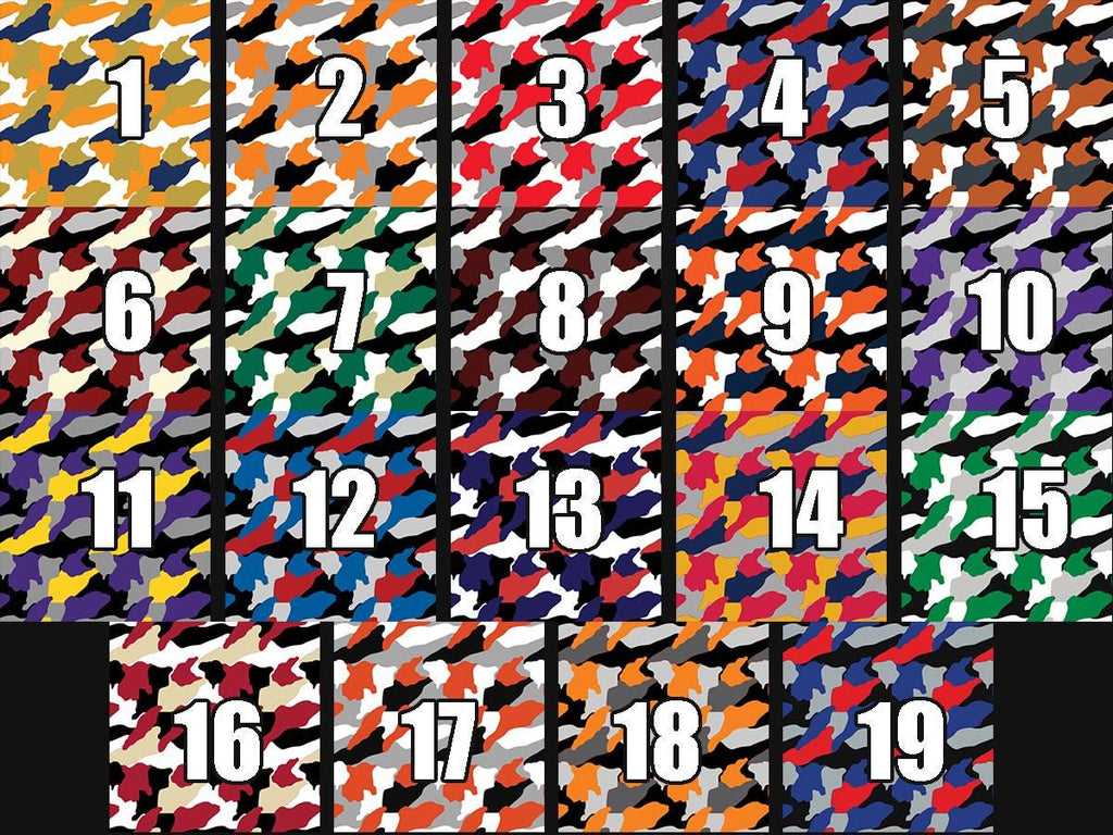 Sports Team color and Custom Camouflage - Camo Print - Pair Eyewear Compatible Magnetic Toppers - Camo Patterns - or we'll make one for you!