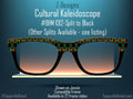 Cultural Kaleidoscope Toppers for Pair Eyewear Compatible for All Frames Available on Metal Toppers. Black History Month Colors.