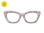 Love Never Dies - Skeleton Pattern Valentine's Day - Pair Eyewear Compatible Magnetic Toppers - All Top Frames Available Metal Toppers