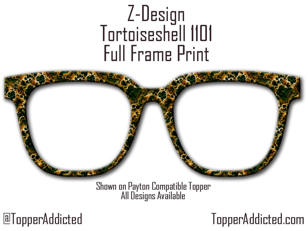 Tortoiseshell Metal Magnetic Topper for Pair Eyewear available for all top frame styles in metal with fast fulfillment.