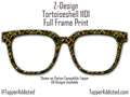 Tortoiseshell Metal Magnetic Topper for Pair Eyewear available for all top frame styles in metal with fast fulfillment.