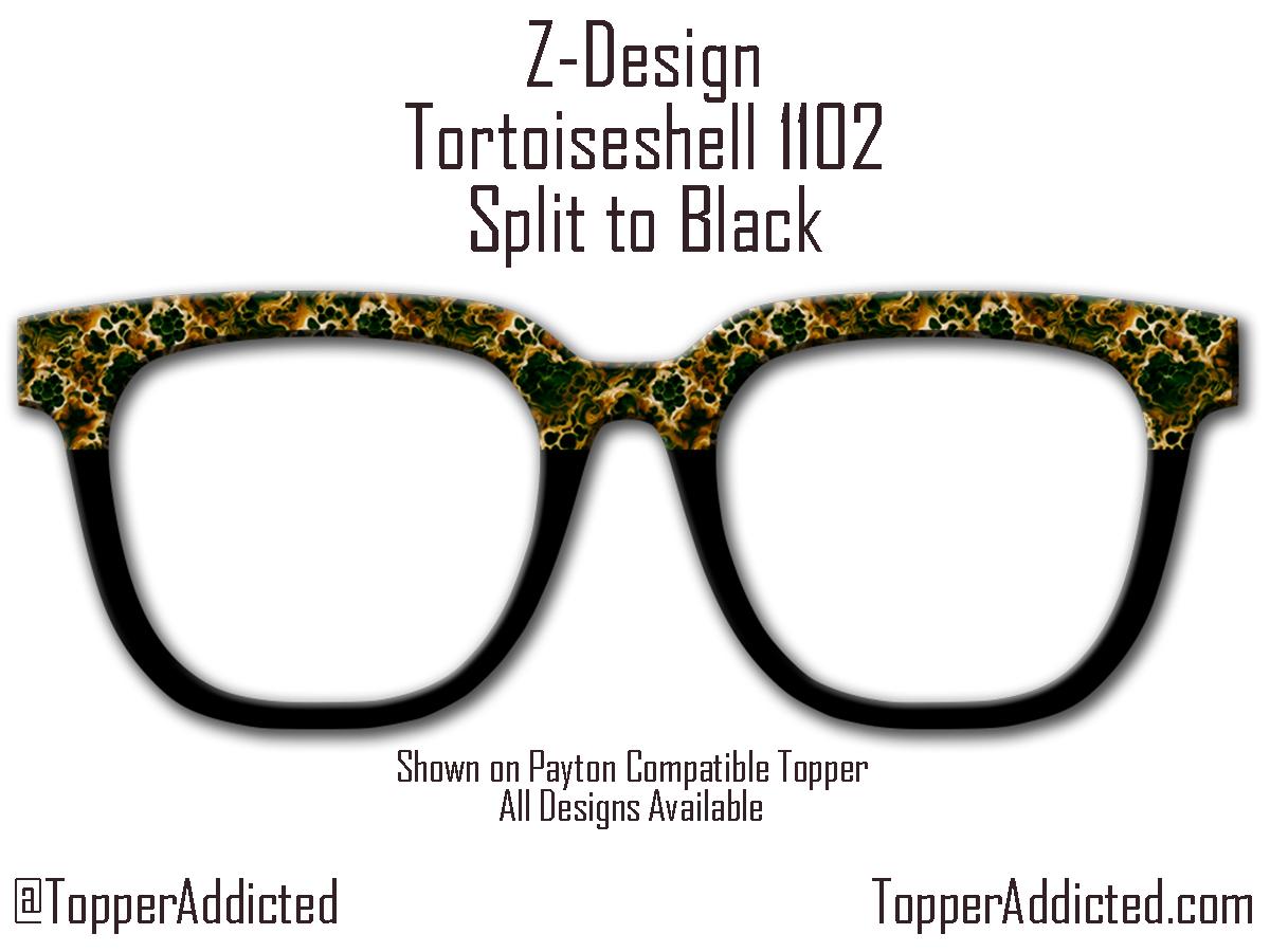 Tortoiseshell Metal Magnetic Topper for Pair Eyewear available for all top frame styles in metal with fast fulfillment.