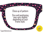 Love Letters Eyewear Topper – Hearts & Envelopes for Pair Eyewear