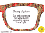 Paisley Collection of Metal Magnetic Toppers for Pair Eyewear | 12 Unique Patterns | All Styles | Fast Shipping.