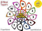 Paisley Collection of Metal Magnetic Toppers for Pair Eyewear | 12 Unique Patterns | All Styles | Fast Shipping.