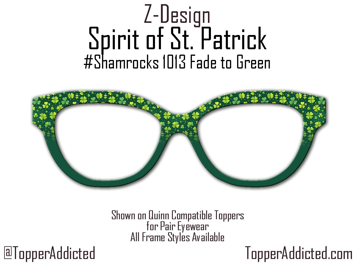 Shamrock Glasses Topper for Pair Eyewear – St. Patrick’s Day Metal Topper